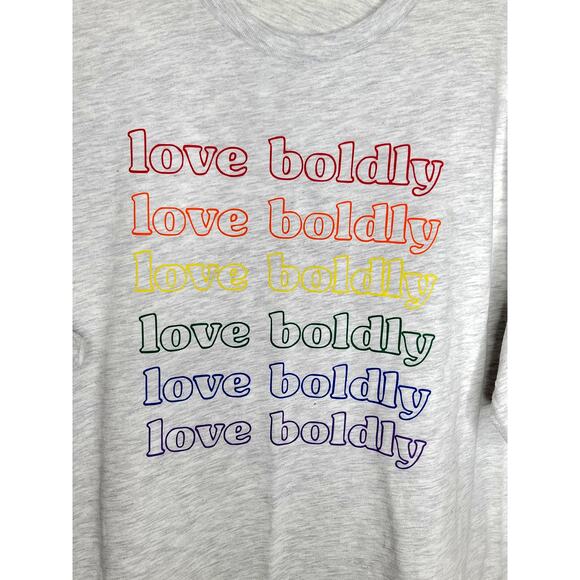 Love Boldly Rainbow Pride short sleeve tshirt - XL - Picture 2 of 4